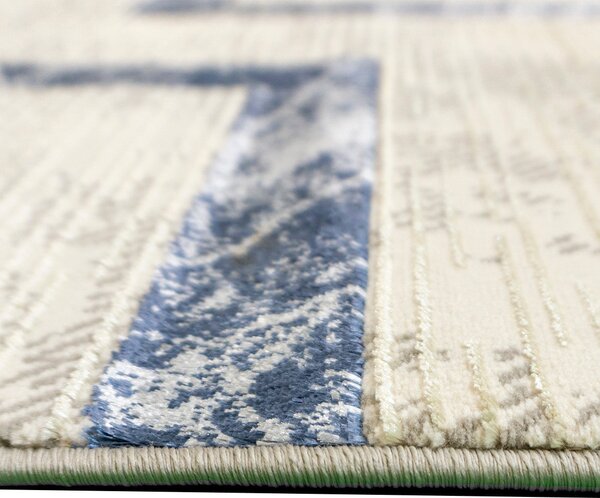 BE Koberec Esprit 3610 NAVY - tmavě modrý obdélníkový Rozměr: 60x100 cm