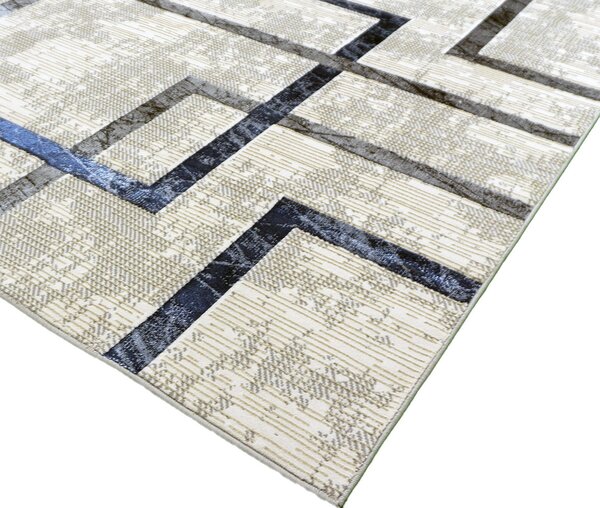 BE Koberec Esprit 3610 NAVY - tmavě modrý obdélníkový Rozměr: 60x100 cm