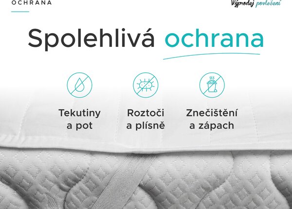 Nepropustný chránič matrace PROŠÍVANÝ na postýlku 60 x 120 cm