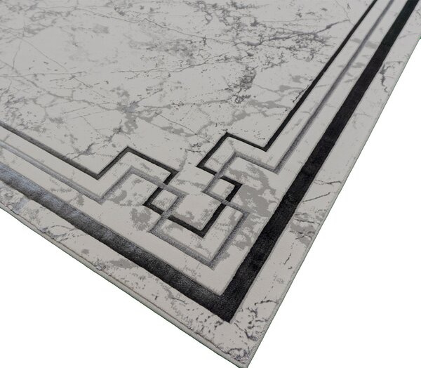 BE Koberec Allianz 6309 GREY - šedý obdélníkový Rozměr: 60x100 cm