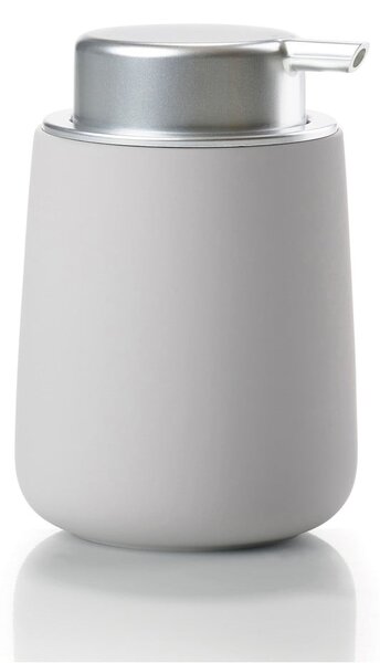 Světle šedý porcelánový dávkovač mýdla 250 ml Nova – Zone