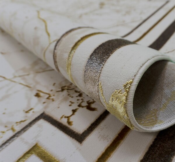BE Koberec Allianz 6309 BEIGE - béžový obdélníkový Rozměr: 60x100 cm