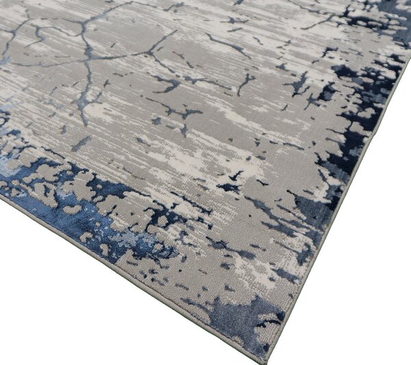 BE Koberec Allianz 6308 NAVY - tmavě modrý obdélníkový Rozměr: 60x100 cm