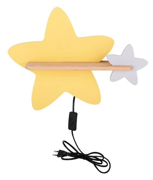 Žluto-bílé dětské svítidlo Star – Candellux Lighting