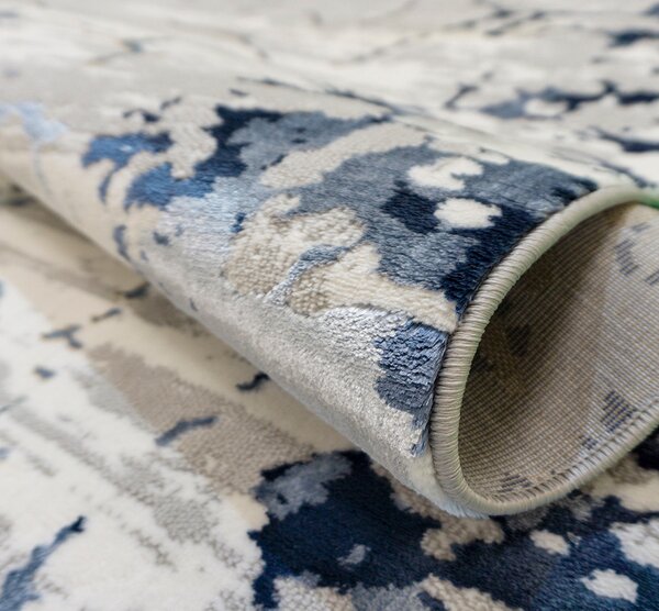 BE Koberec Allianz 6308 NAVY - tmavě modrý obdélníkový Rozměr: 60x100 cm
