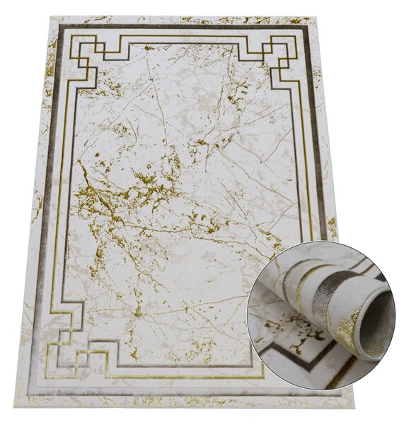 BE Koberec Allianz 6309 BEIGE - béžový obdélníkový Rozměr: 60x100 cm