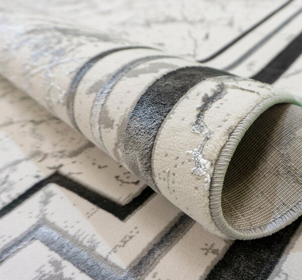 BE Koberec Allianz 6309 GREY - šedý obdélníkový Rozměr: 60x100 cm