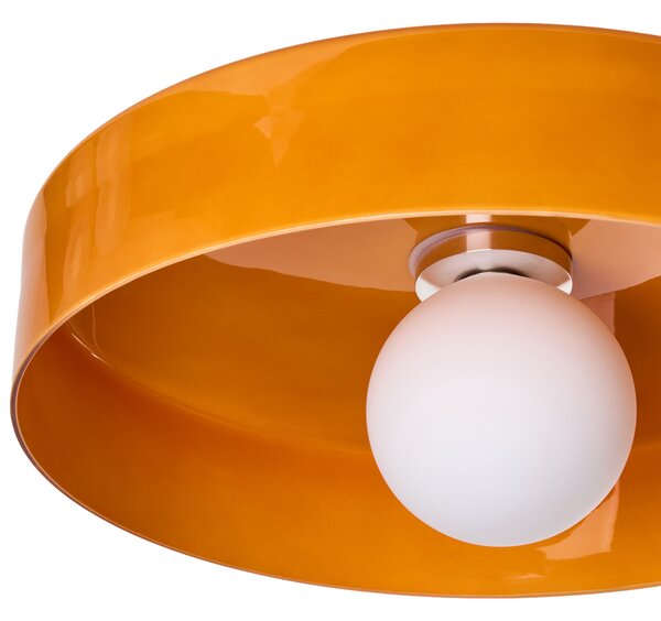Stropní světlo LUGUSE Sklo Oranžová