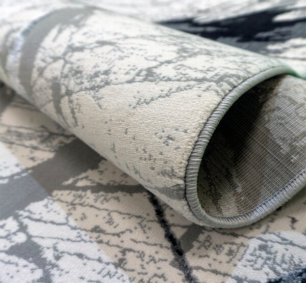 BE Koberec Allianz 6310 GREY - šedý obdélníkový Rozměr: 60x100 cm