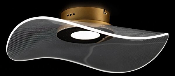 Altavola Design Velo stropní světlo 1x30 W průhledná-zlatá LA101/CE1_gold