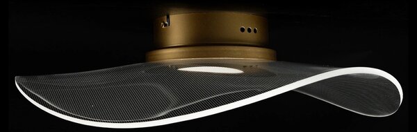Altavola Design Velo stropní světlo 1x30 W průhledná-zlatá LA101/CE1_gold