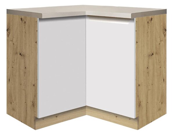 Kuchyňská linka GLAMOUR b | 232,5x290 cm | bílá mat