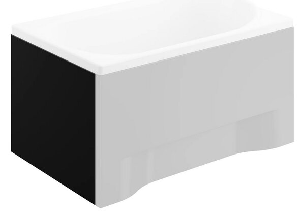 Univerzální boční krycí panel černý k obdélníkové vaně Polimat Rozměry (cm): 65x51-pro: MINI 100x65