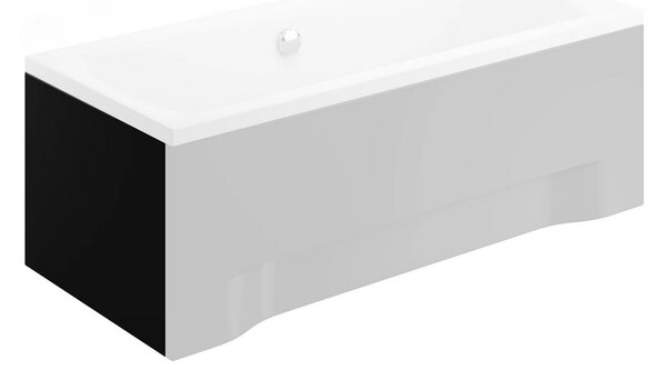 Univerzální boční krycí panel černý k obdélníkové vaně Polimat Rozměry (cm): 65x51-pro: MINI 100x65
