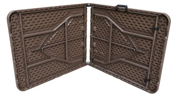 TENTino Zahradní set RATTAN - STŮL 180x76 PŮL + 4x ŽIDLE