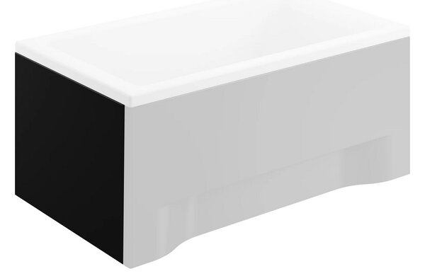 Univerzální boční krycí panel černý k obdélníkové vaně Polimat Rozměry (cm): 65x51-pro: MINI 100x65