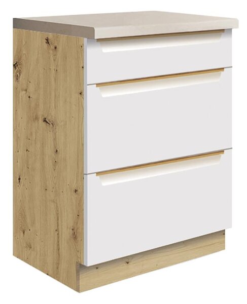 Kuchyňská linka GLAMOUR b | 232,5x290 cm | bílá mat