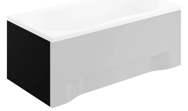 Univerzální boční krycí panel černý k obdélníkové vaně Polimat Rozměry (cm): 65x51-pro: MINI 100x65