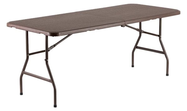 TENTino Zahradní set RATTAN - STŮL 180x76 PŮL + 4x ŽIDLE