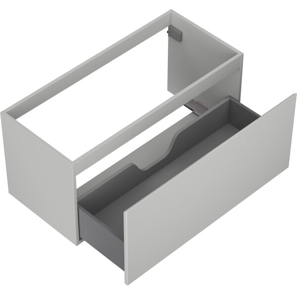 Mexen Orio, koupelnová skříňka 100 cm, 1 zásuvka, šedá matná, 91A10-10047-1-BF62