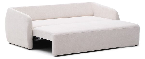 Krémová žinylková rozkládací pohovka 225 cm Laira – Kave Home