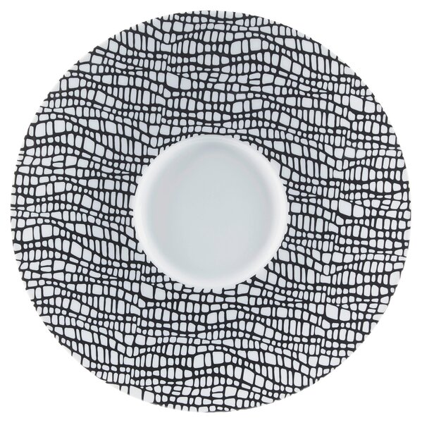 PODŠÁLEK Life Fashion Glamorous Black 16,5 cm Seltmann Weiden - Šálky & podšálky