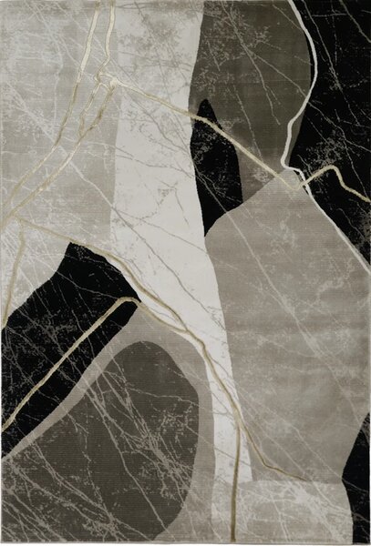 BE Koberec Gloria 3671 GOLD - béžově hnědý obdélníkový Rozměr: 60x100 cm