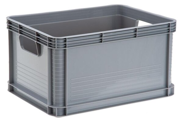 Keeeper M - Úložný box, stohovatelný, bedna, eurobox, ROBUSTO šedý, 20l ML43859606