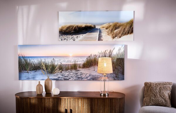 MALBA NA PLÁTNĚ, pláž a moře, 180/60 cm Euroart - Obrazy na plátně