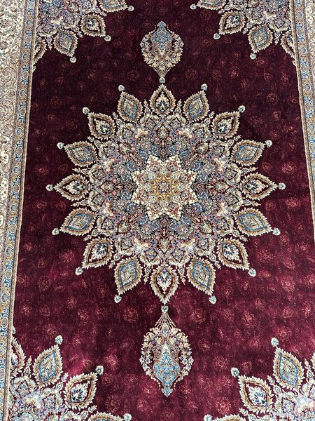 BE Koberec Sultan 1203 RED - červený obdélníkový Rozměr: 150x225 cm