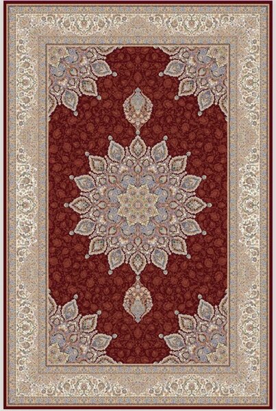 BE Koberec Sultan 1203 RED - červený obdélníkový Rozměr: 150x225 cm