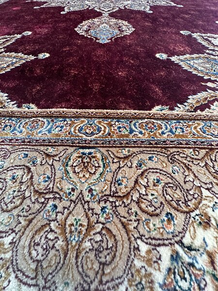 BE Koberec Sultan 1203 RED - červený obdélníkový Rozměr: 150x225 cm