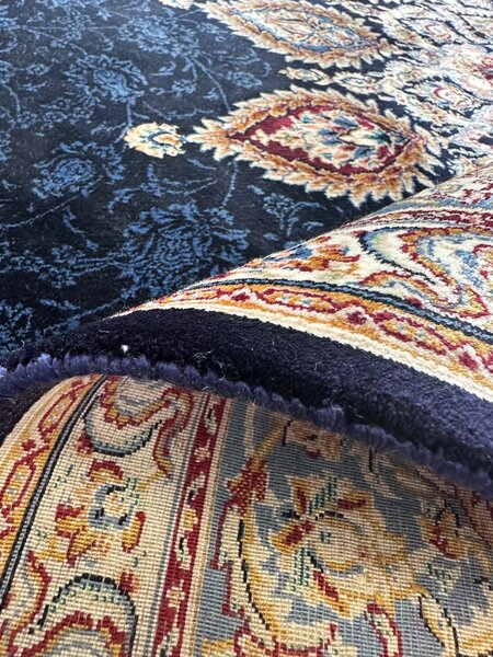 BE Koberec Sultan 1203 BLUE - modrý béžový obdélníkový Rozměr: 150x225 cm