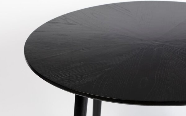 Kulatý jídelní stůl s deskou v dubovém dekoru ø 100 cm Fabio – White Label