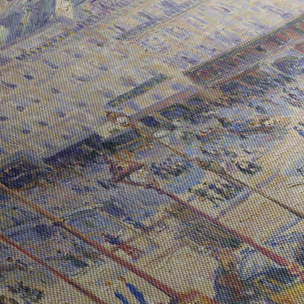 Obraz - Camille Pissarro, The Place du Havre, reprodukce (125x70 cm)