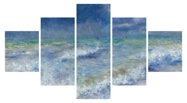 Obraz - Pierre-Auguste Renoir, Seascape, reprodukce (125x70 cm)