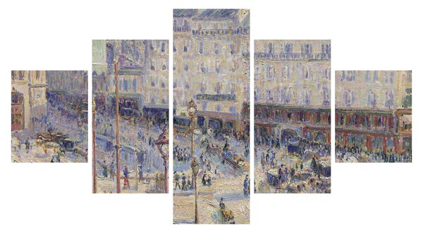 Obraz - Camille Pissarro, The Place du Havre, reprodukce (125x70 cm)
