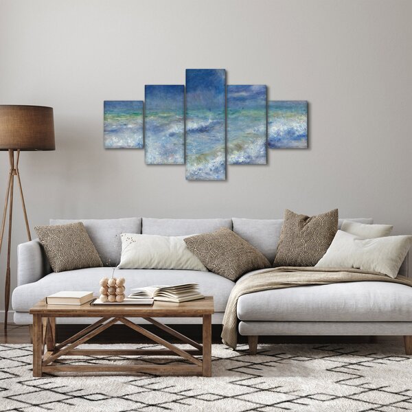 Obraz - Pierre-Auguste Renoir, Seascape, reprodukce (125x70 cm)