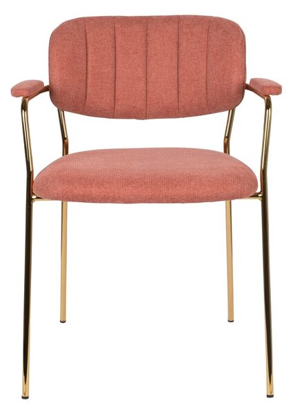 Růžové jídelní židle v sadě 2 ks Jolien – White Label