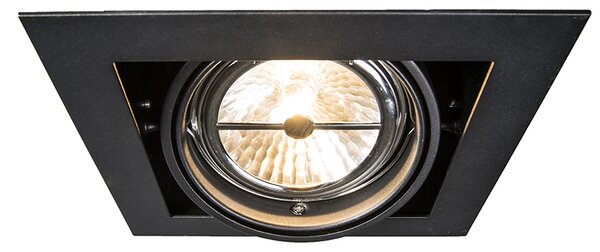Zapuštěné bodové svítidlo černé G53 111mm nastavitelné - Oneon