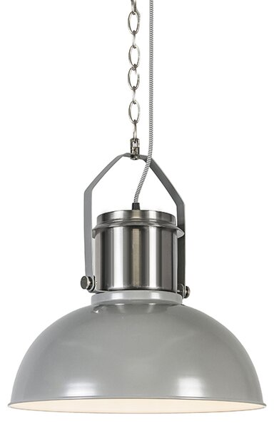 Průmyslová závěsná lampa šedá - Industrial 37