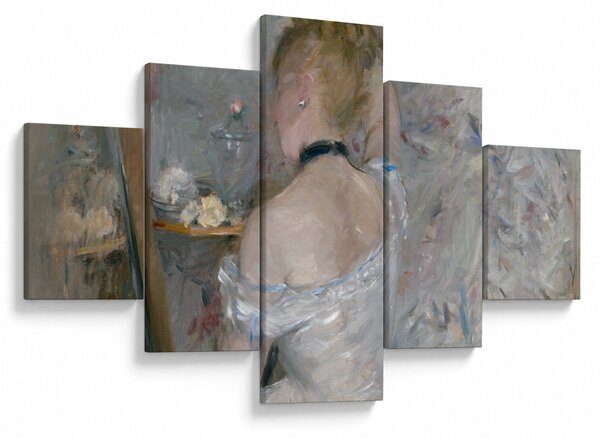 Obraz - Berthe Morisot, Woman at Her Toilette, reprodukce (125x70 cm)