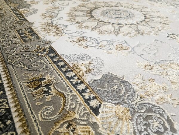 BE Koberec Deluxe 9093 BEIGE - béžový obdélníkový Rozměr: 60x100 cm