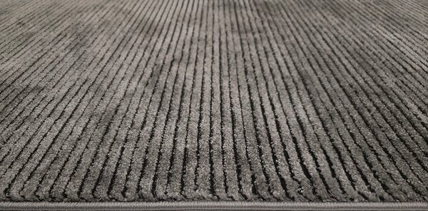 BE Koberec Eforia 9551 GREY - šedý obdélníkový Rozměr: 60x100 cm