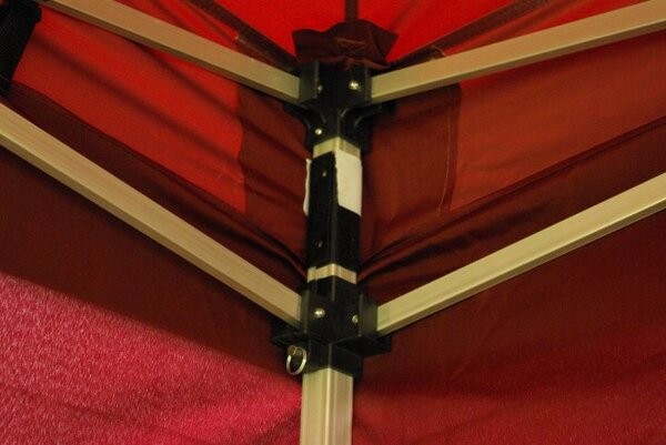 PROFI Zahradní párty stan, nůžkový, vínový, 3 x 6 m