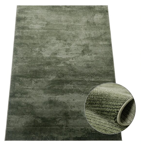 BE Koberec Eforia 9551 GREEN - zelený obdélníkový Rozměr: 60x100 cm