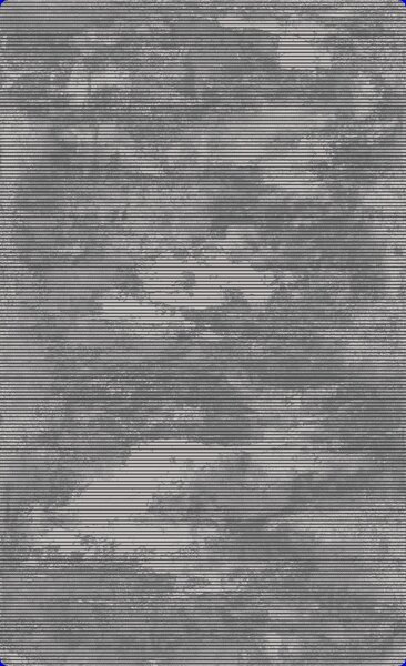 BE Koberec Eforia 9551 GREY - šedý obdélníkový Rozměr: 60x100 cm
