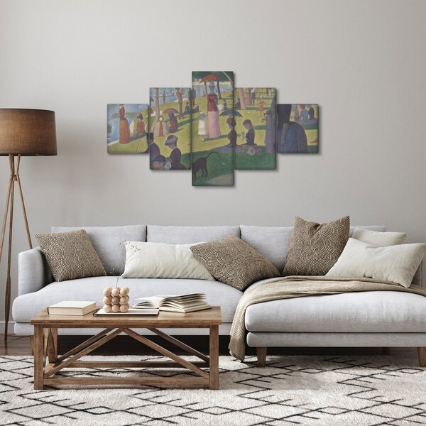 Obraz - Georges Seurat, A Sunday on La Grande Jatte, reprodukce (125x70 cm)