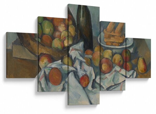 Obraz - Paul Cezanne, The Basket of Apples, reprodukce (125x70 cm)