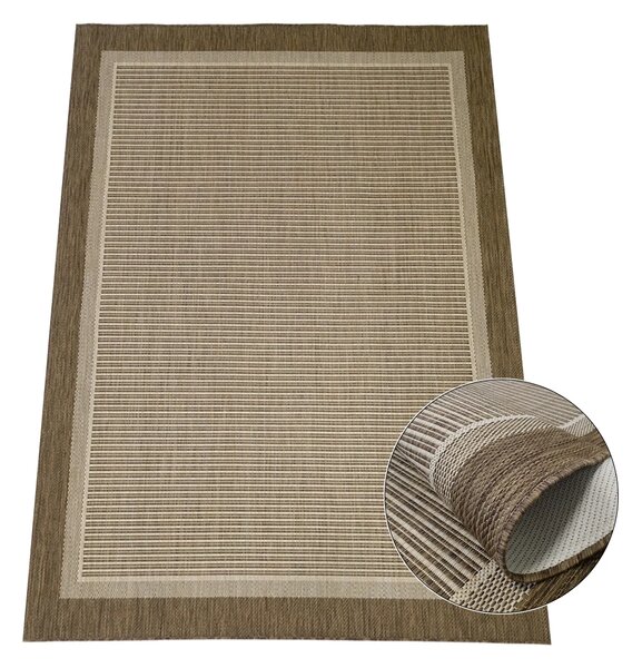 BE Koberec Eqos 0001 BEIGE - béžový obdélníkový Rozměr: 140x190 cm